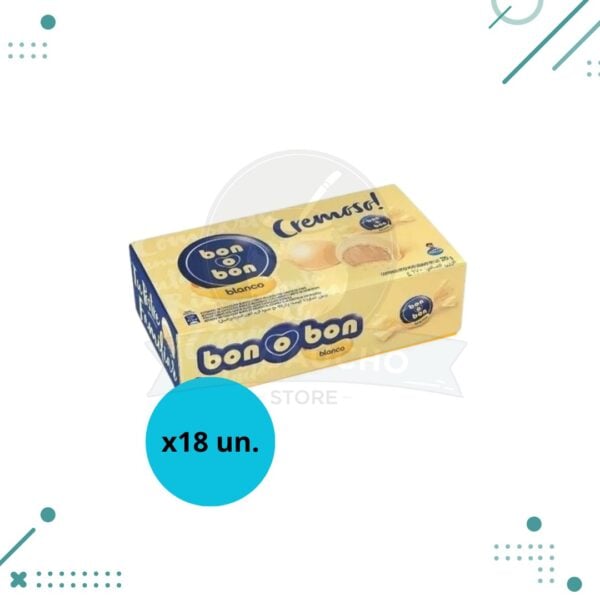 Bon o bon chocolate arcor blanco 15gr (caja x18un.) 270gr