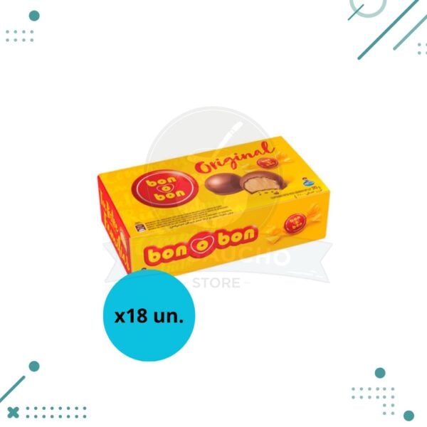Bon o bon arcor chocolate negro 15gr (caja x18un.) 270gr