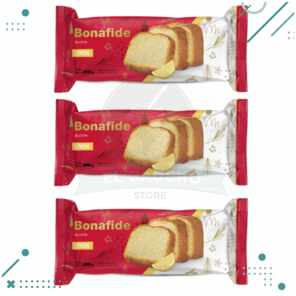 Budin de Limon Bonafide (200gr) (pack x3un) (600gr)