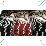 Bufanda De Hilo - Guarda Pampa Reversible, Color Gris. (aprox 1.5mts) - Imagen 3