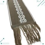 Bufanda De Hilo - Guarda Pampa Reversible, Color Marrón. (MODELO 3) (aprox 1.5mts) - Imagen 4