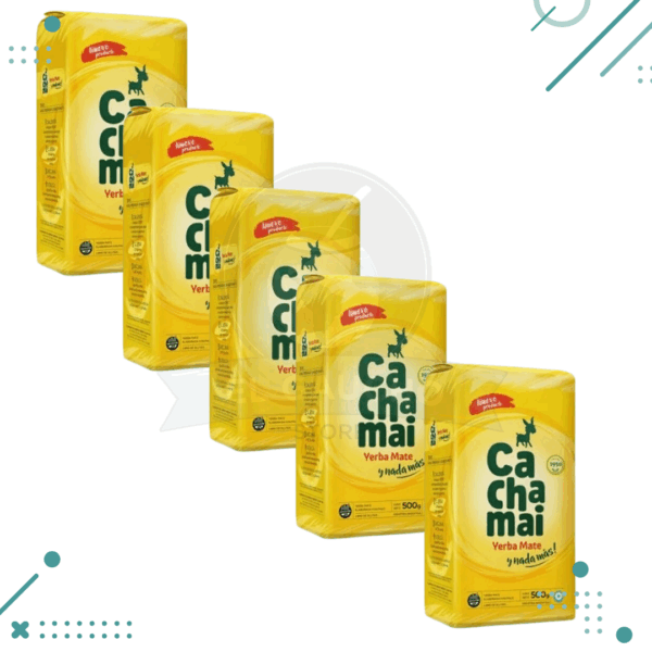 Yerba mate tradicional CACHAMAI 500gr (pack x5un.) 2.5kg