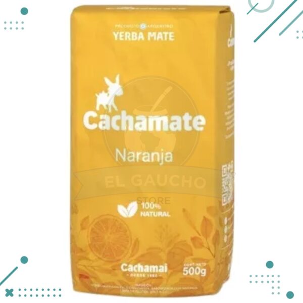 yerba mate CACHAMATE, NARANJA 500g