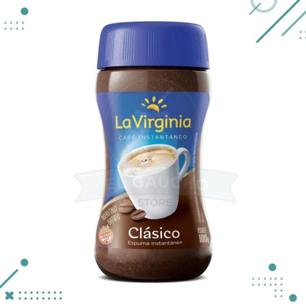 Café Instantáneo Clásico x 100 Gr - La Virginia (Frasco)