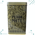 Lata yerbera rectangular grande camuflada