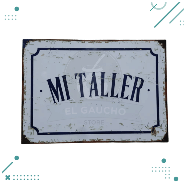 Cartel Chapa Mi Taller
