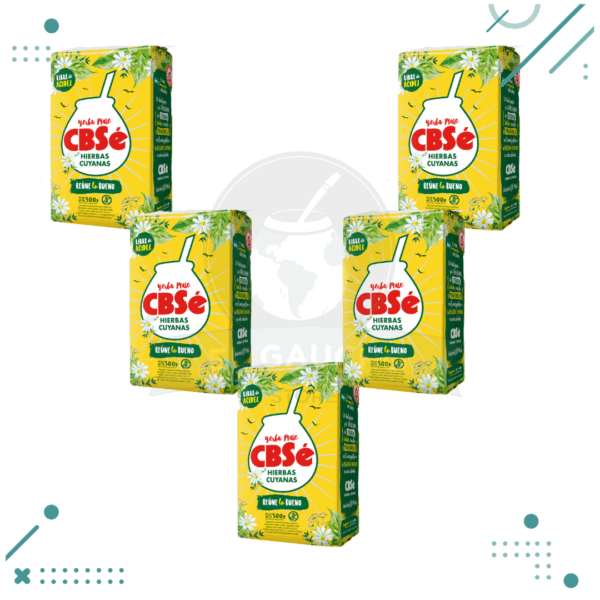 Yerba Mate CbSE Hierbas Cuyanas (500gr.) (pack x5) (2.5kg)