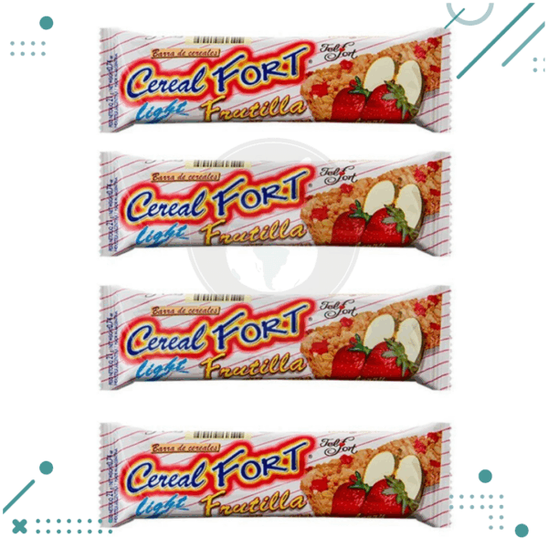 CerealFort Barra Cereal MANZANA Y FRUTILLA x 22g 4un (88gr)