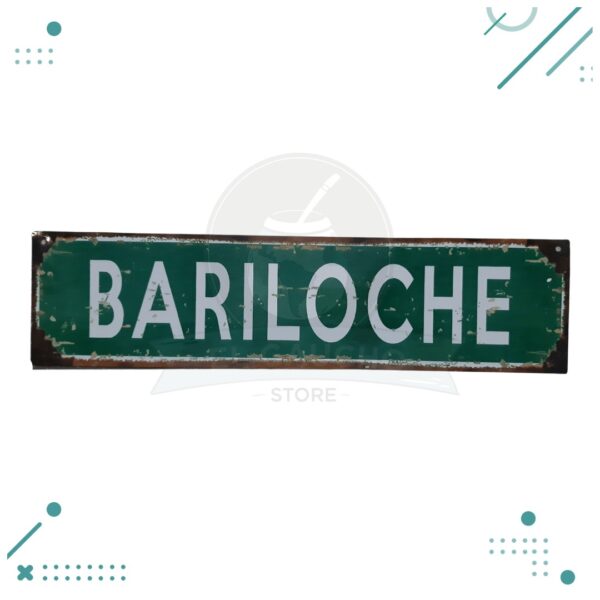 Cartel De Chapa Vintage Bariloche