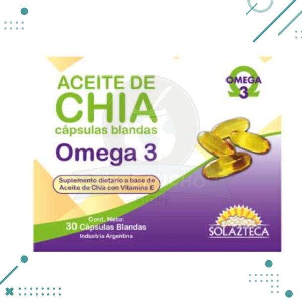Aceite de chia x30 caps SOL AZTECA