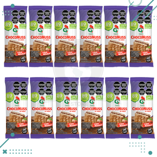 chocnuss.png Oblea Choconuss Avellana Gallo Snacks (20gr) (Pack de 12u) (240gr) - Imagen 1