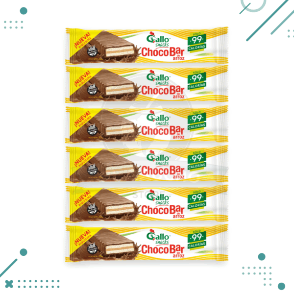 Chocobar de arroz (20gr) pack x 6un (120gr)