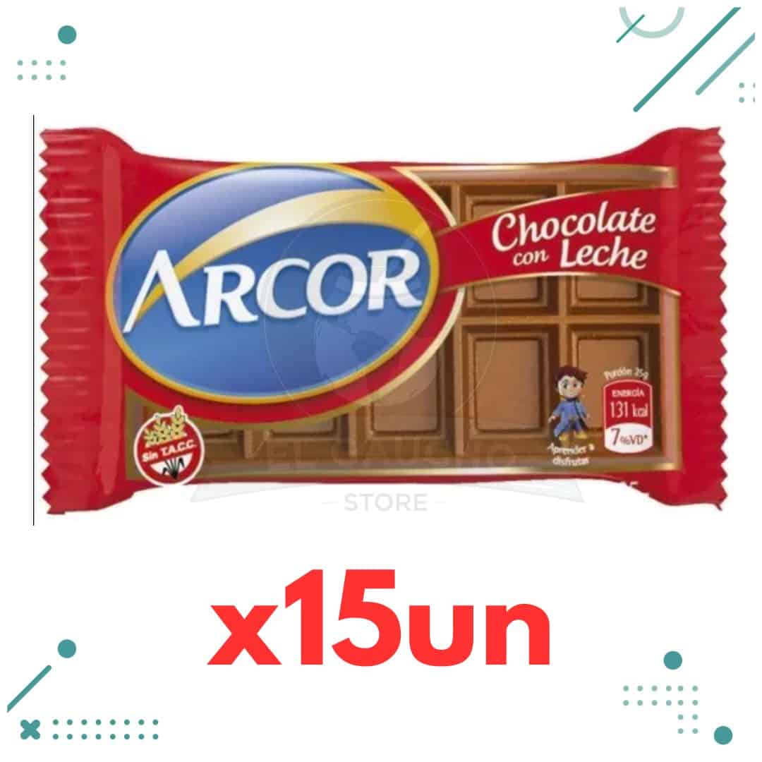 chocolatin.png Chocolatin Arcor NEGRO 25gr (15unid)(375gr) - Imagen 1