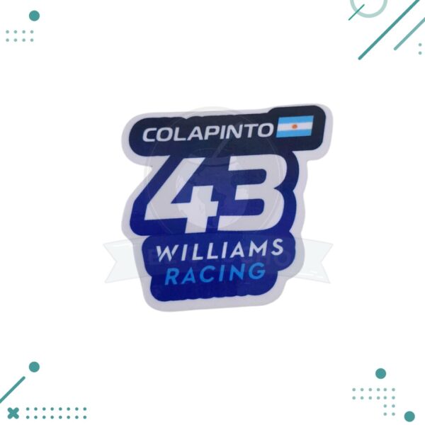 Sticker Franco Colapinto (43 WILLIAMS RACING)