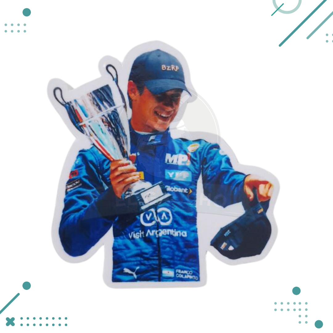 colapinto-y-copa.png Sticker Franco Colapinto y la copa - Imagen 1