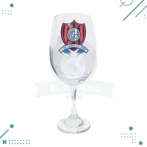 Copa grande de vidrio SAN LORENZO