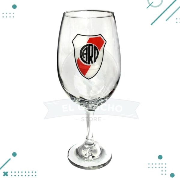 Copa grande de vidrio RIVER