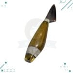 Cuchillo Mango de madera + vaina 100% cuero - Imagen 3