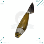 Cuchillo Mango de madera + vaina 100% cuero - Imagen 3