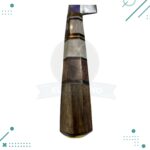 Cuchillo Mango de madera y asta de ciervo+ vaina 100% cuero - Imagen 3