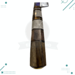 Cuchillo Mango de madera y asta de ciervo+ vaina 100% cuero - Imagen 3