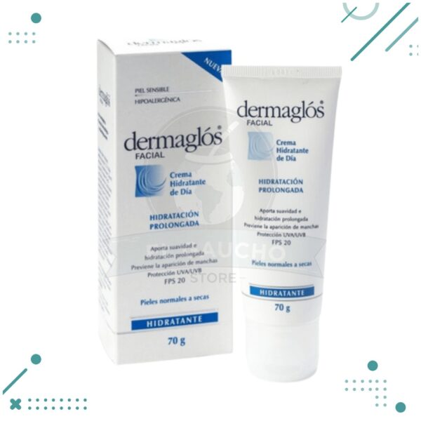 Dermaglos Facial Crema De Dia Hidratacion Prolongada con FPS20 70gr