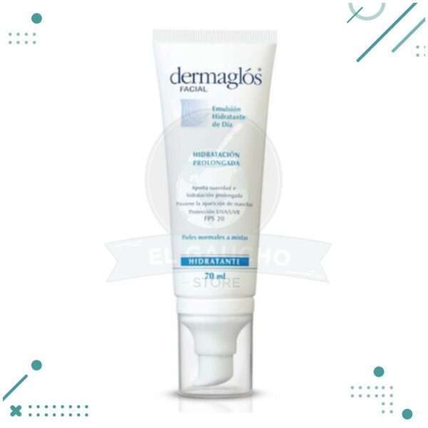 Dermaglós Emulsión Hidratación Prolongada con FPS 20 70ml