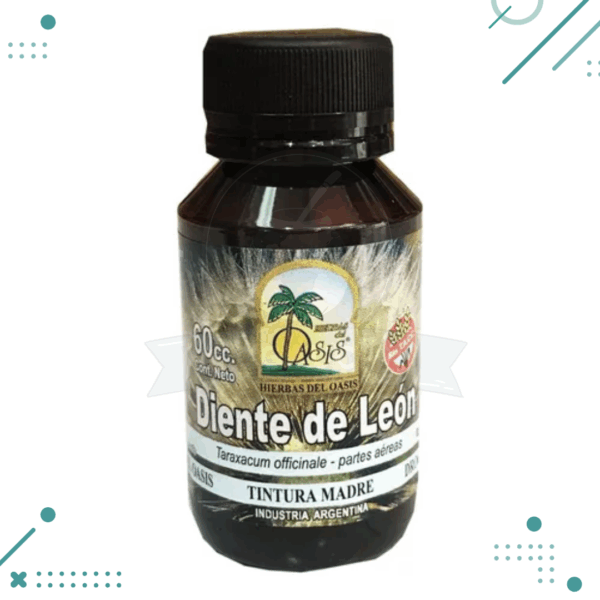Suplemento dietario a base de diente de leon con vitamina C 60cc HIERBAS DEL OASIS