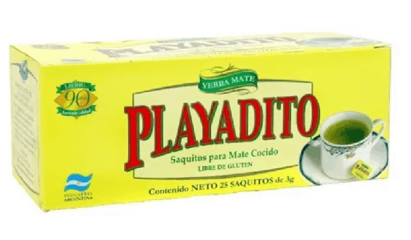 Mate Cocido Playadito X25 Saquitos (60gr.)