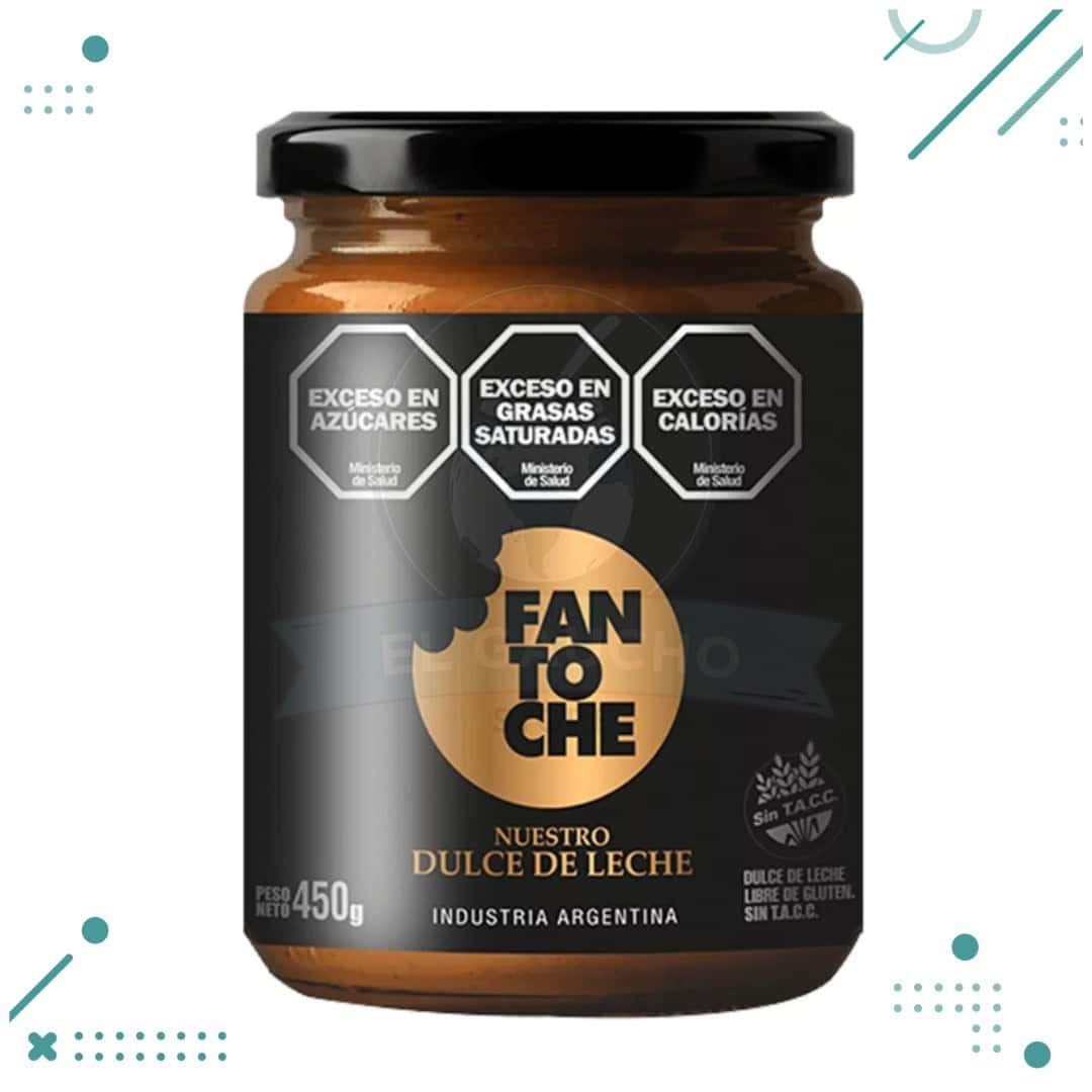 fantoche.png Dulce De Leche Fantoche Envase de Vidrio 450 gr - Imagen 1