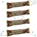 Feeling Felfort Barra de Chocolate Milk Chocolate Cereal Bar Filled with Marroc Felfort, 20 g (pack x 4un)