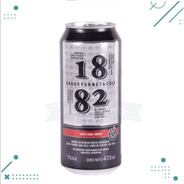 Fernet en lata Con Cola 1882 Lata 473ml