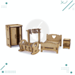 Set de Muebles Para Muñequitas - 39 unidades Fibrofácil - Imagen 6