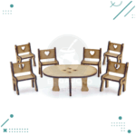 Set de Muebles Para Muñequitas - 39 unidades Fibrofácil - Imagen 4