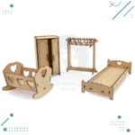 Set de Muebles Para Muñecas- 30 unidades Fibrofácil - Imagen 5