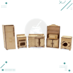 Set de Muebles Para Muñecas- 30 unidades Fibrofácil - Imagen 4