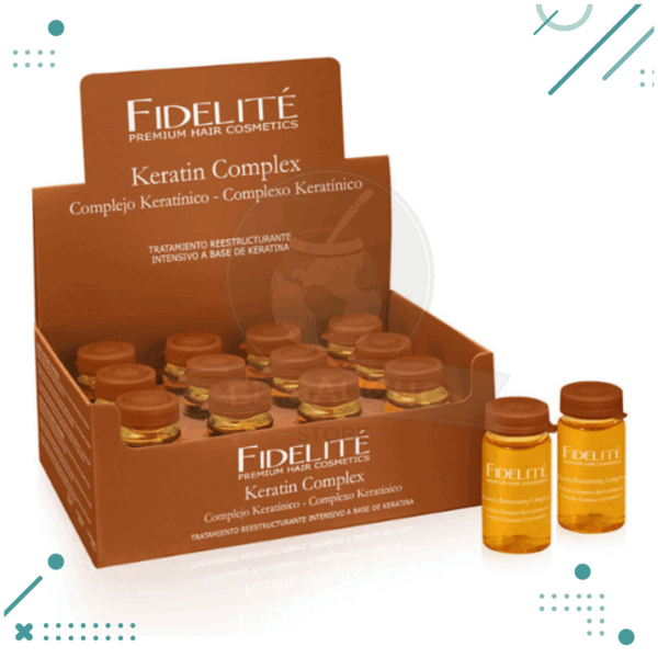 Fidelité Complejo Keratínico Reestructurante 12 Ampollas x15ml (180ml)