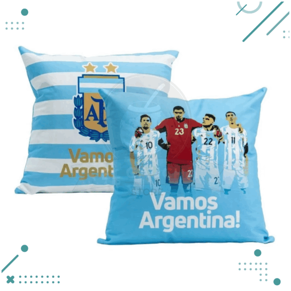 Funda De Almohadon Con Cierre ARGENTINA MOD 1 (2 ESTRELLAS PROMOCION) X 1 UNIDAD