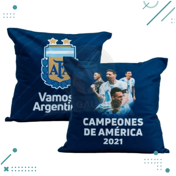 Funda De Almohadon Con Cierre ARGENTINA MOD 3 (2 ESTRELLAS PROMOCION) X 1 UNIDAD