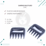 Garras Tramontina Multiuso 2 Piezas Desmenuzador Carne Asado - Imagen 3