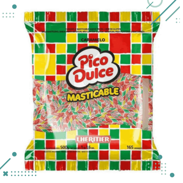 Caramelo Pico Dulce Masticable Bolsa X500g