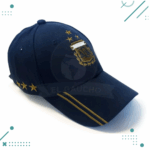 Gorra Visera Bordada AFA 3 Estrellas, color AZUL