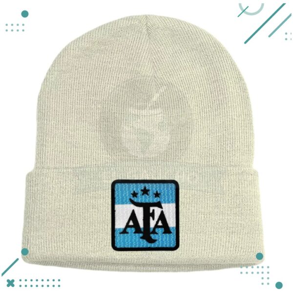 Gorro Lana AFA - BLANCO