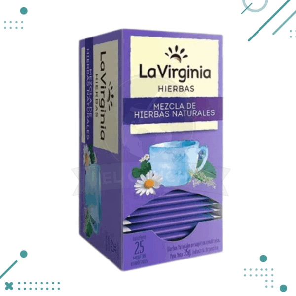 La Virginia Te sabor Mezcla Hierbas X 25 Saquitos