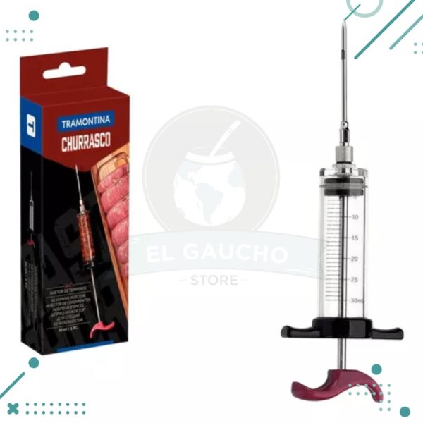 Inyector de Jeringa para Carne Mixto de Acero Inoxidable Tramontina