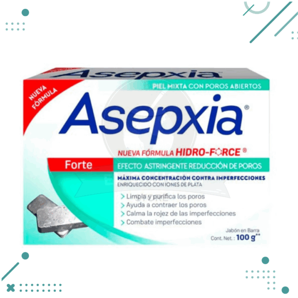 Jabón Asepxia Forte, Efecto Astringente (100g)