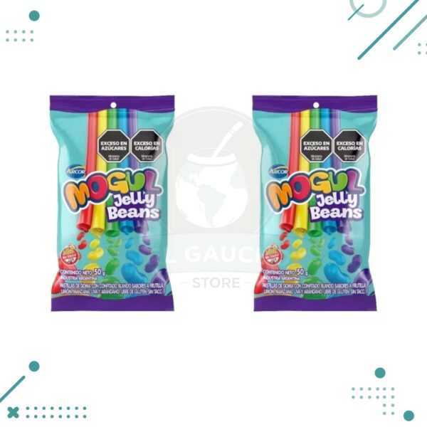 Pastillas MOGUL JELLY BEANS 50gr (pack x 2un) 100gr