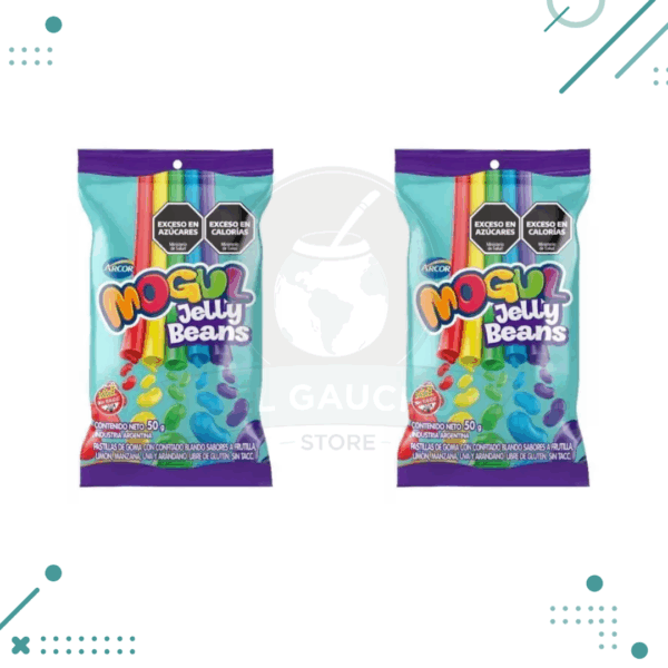 Pastillas MOGUL JELLY BEANS 50gr (pack x 2un) 100gr
