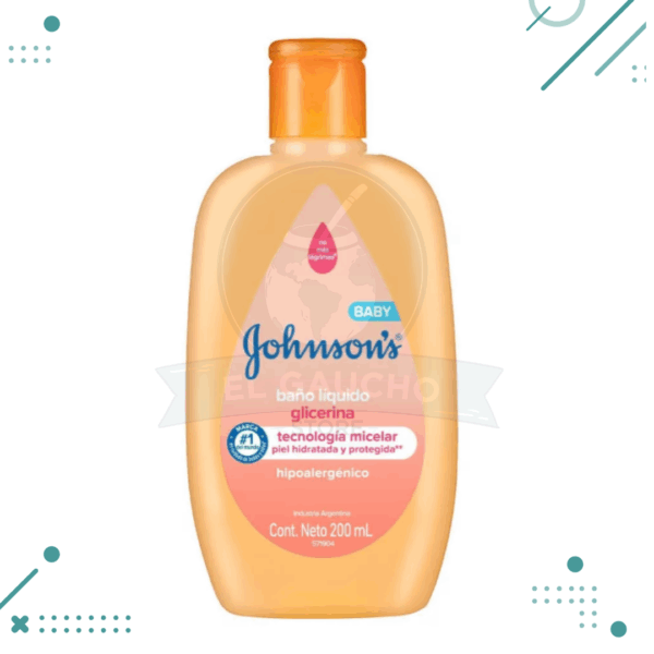 Baño Líquido baby Johnson's, de la cabeza a los pies 200ml