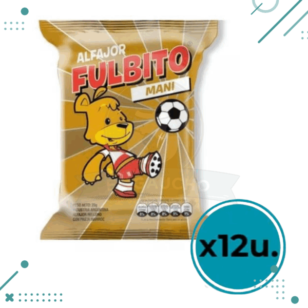 Alfajor FULBITO MANÍ (30gr.) (Pack de 10u.) (360gr.)